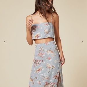 Reformation Ace Two Piece in Pineapple Hut